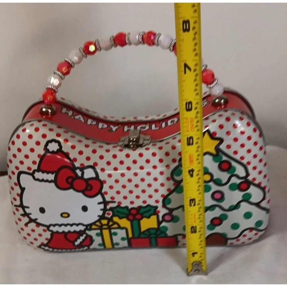 Hello Kitty‎ Carry All Metal Tin Purse Lunch Box Sanrio 2023 Christmas